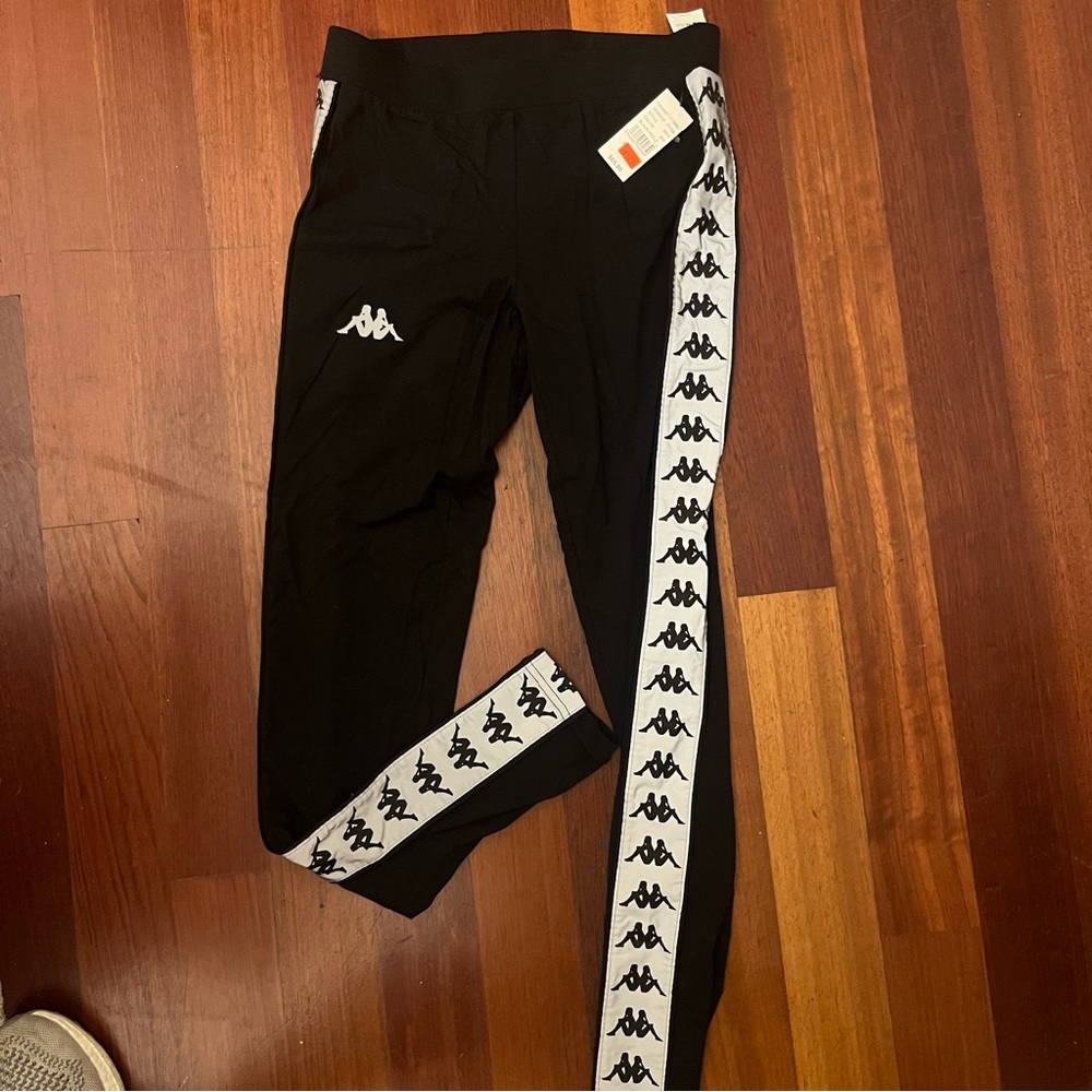 Kappa Black Track Pants